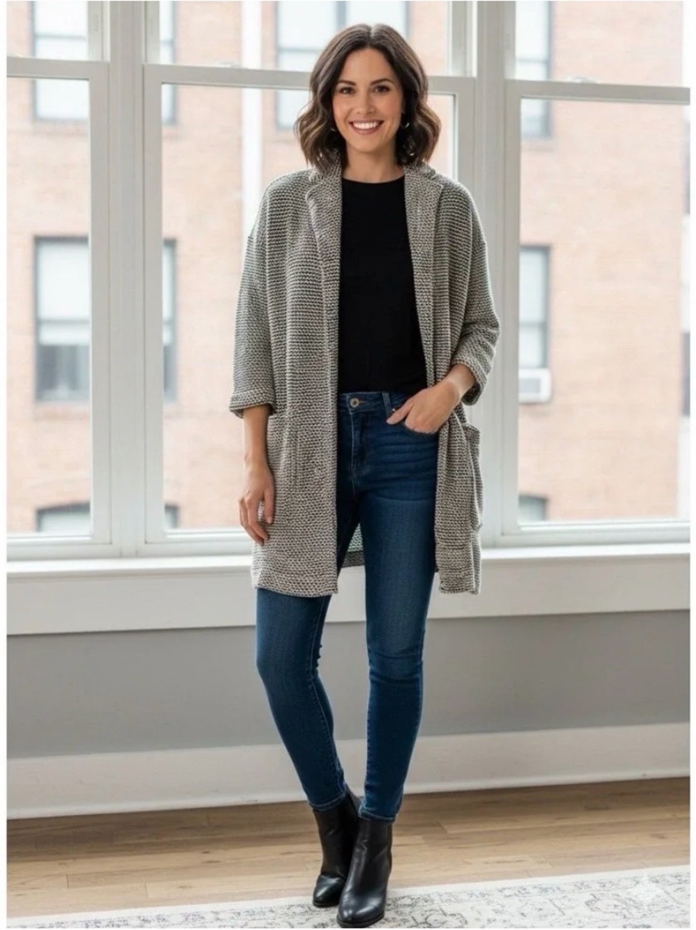Marine Layer Birdseye cardigan